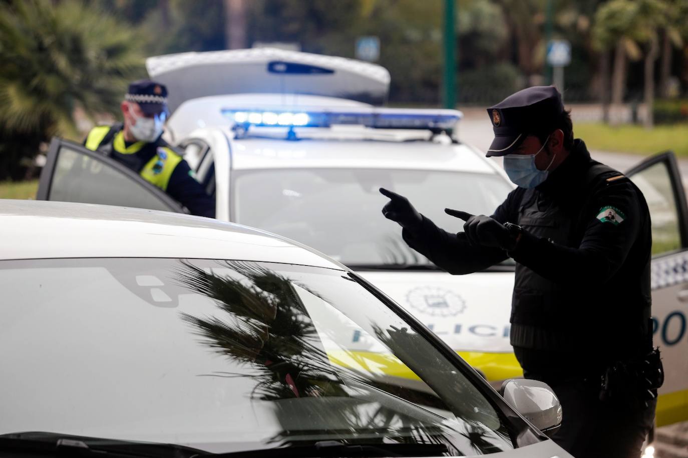 Control,de la Policía Local de Málaga. 