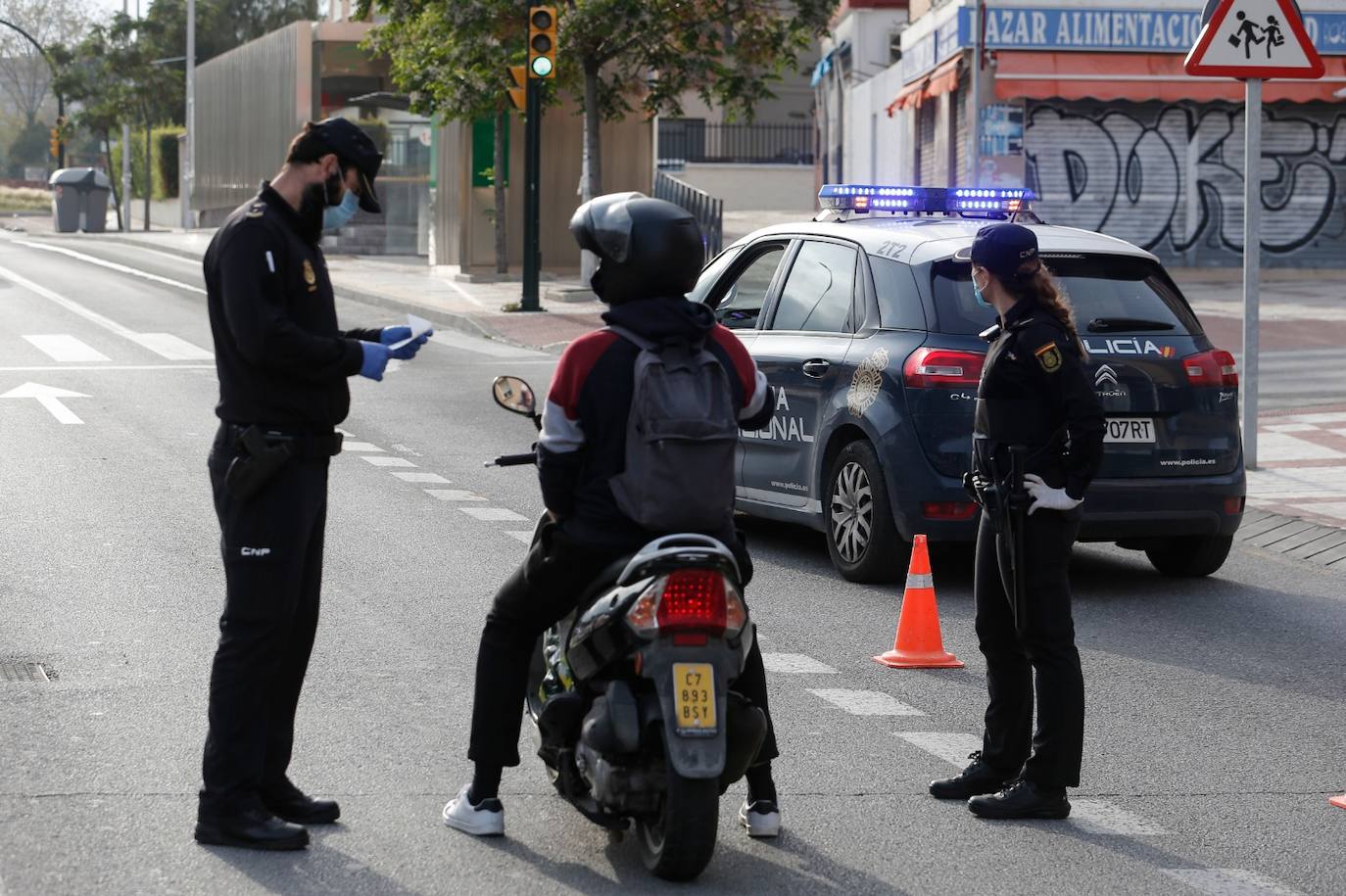 Control de la Policía Nacional