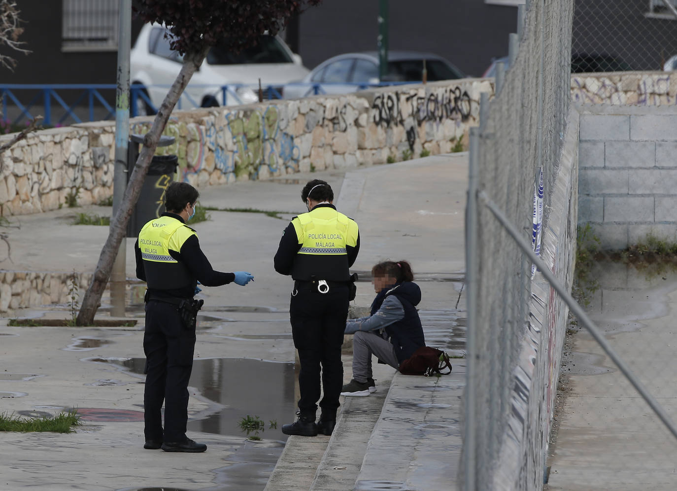 Control de la Policía Local de Málaga
