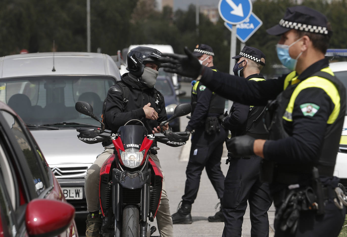 Control de la Policía Local de Málaga