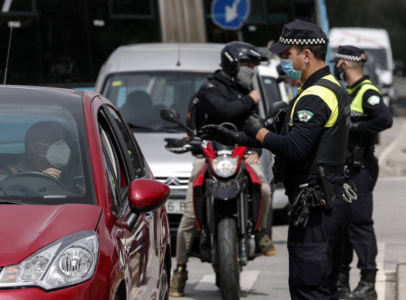 Control de la Policía Local de Málaga