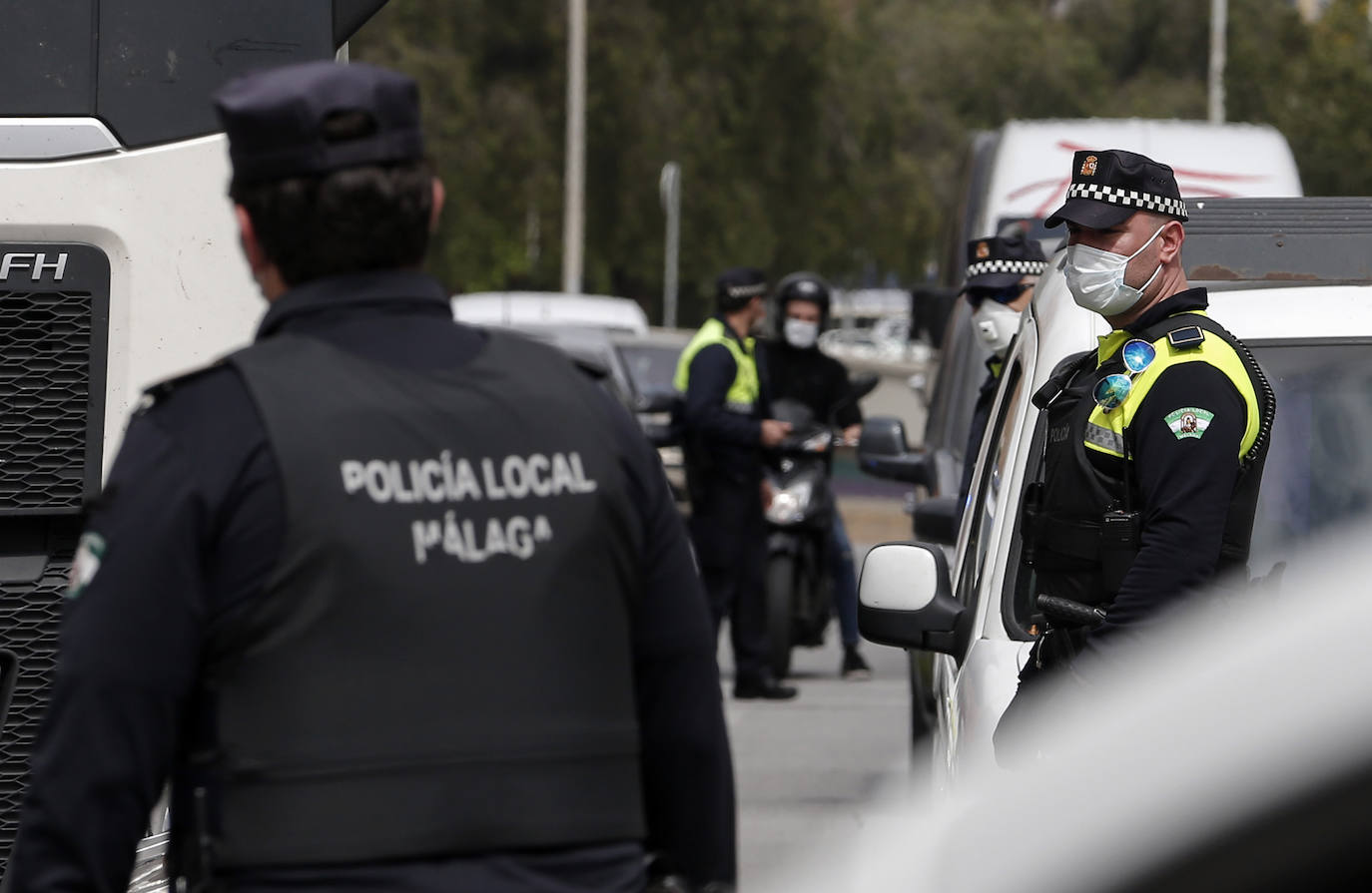 Control de la Policía Local de Málaga