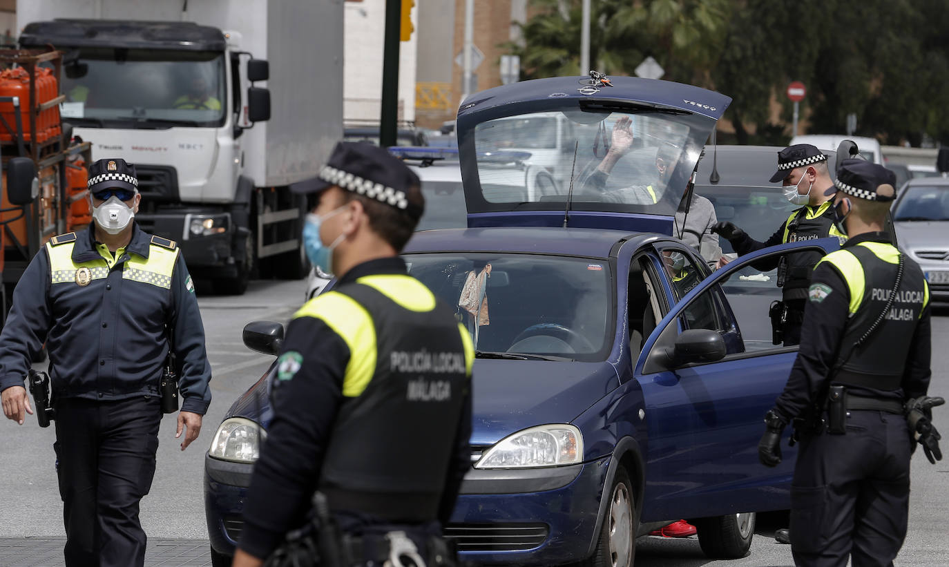 Control de la Policía Local de Málaga