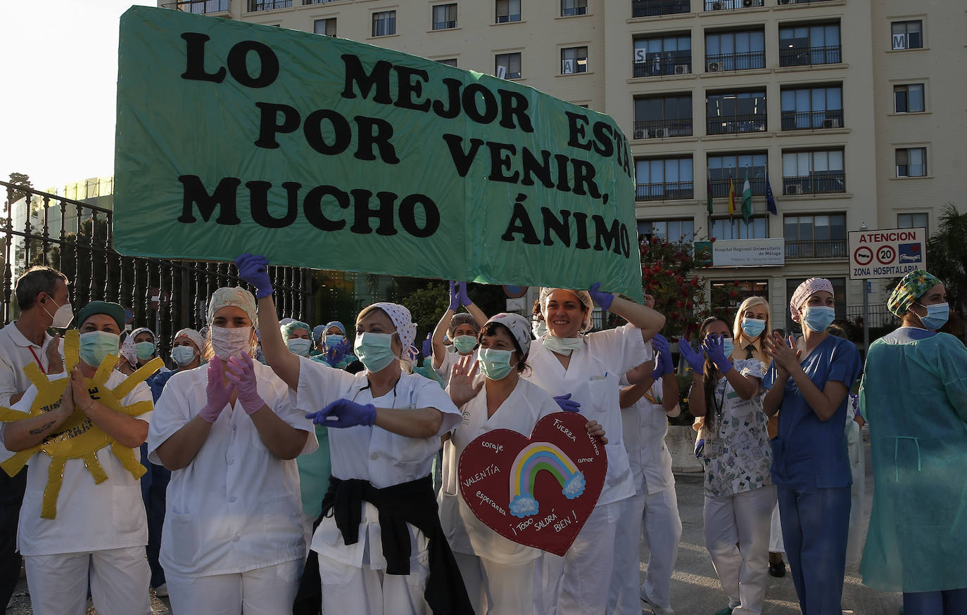 El estado de alarma deja estampas inéditas.