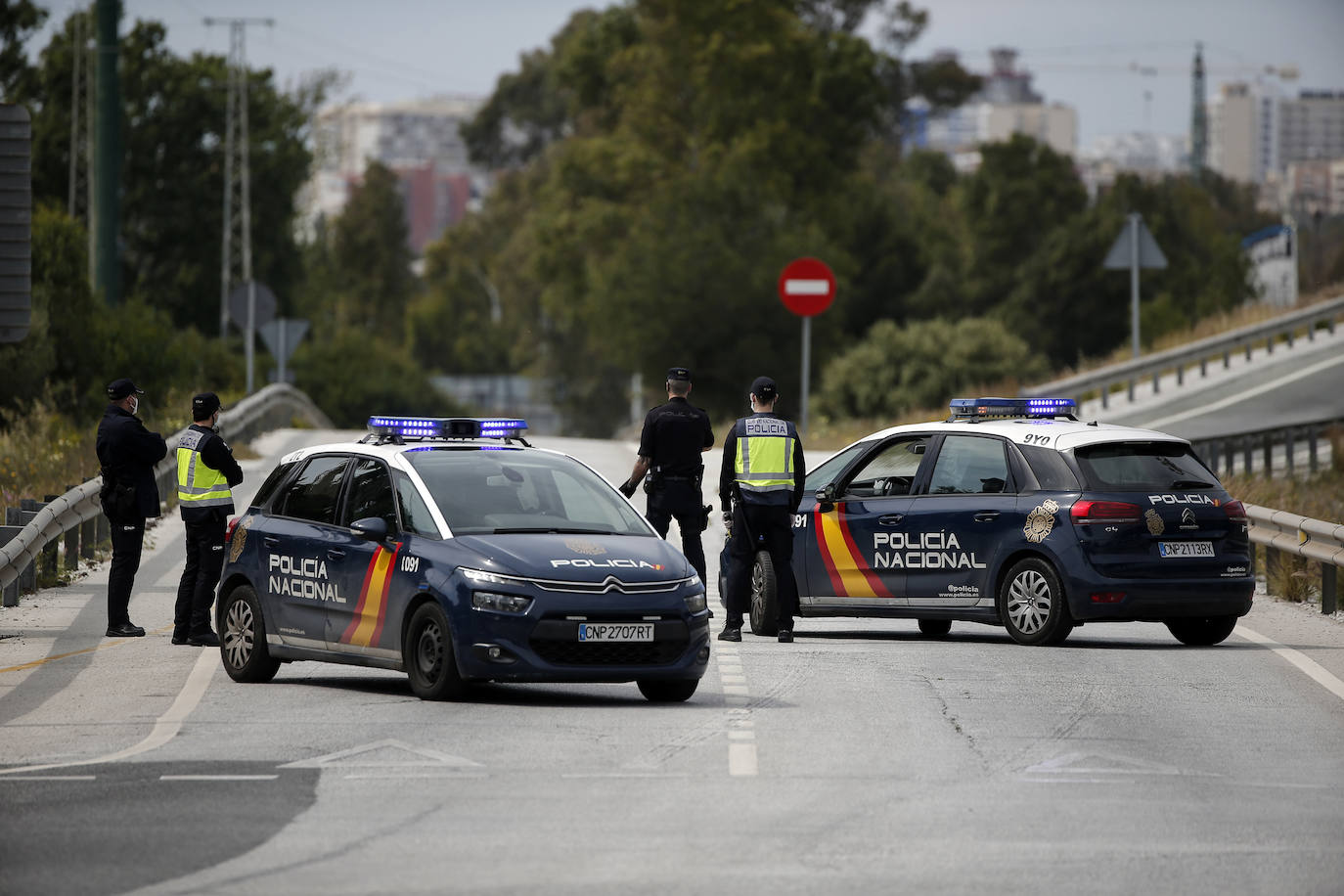 Control de la Policía Nacional
