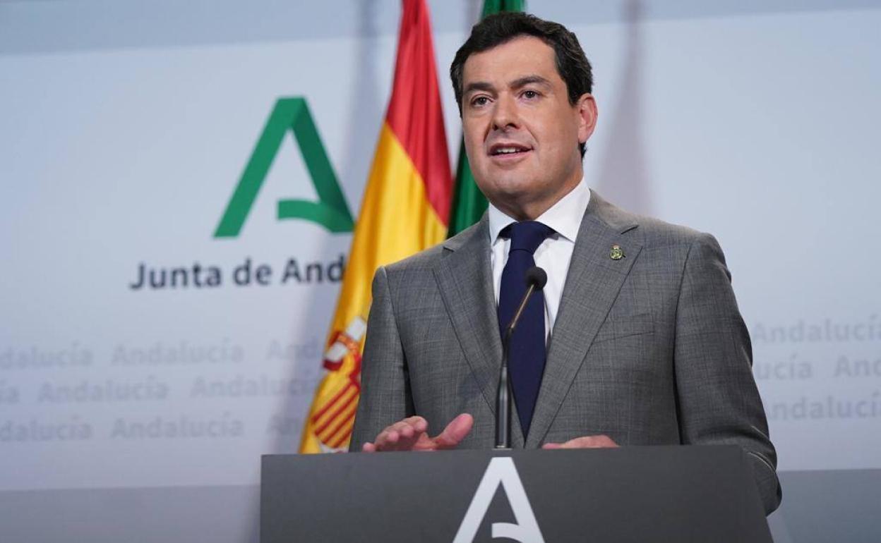 Moreno solicita a Sánchez que el desconfinamiento gradual empiece por Andalucía y un plan de rescate para el turismo