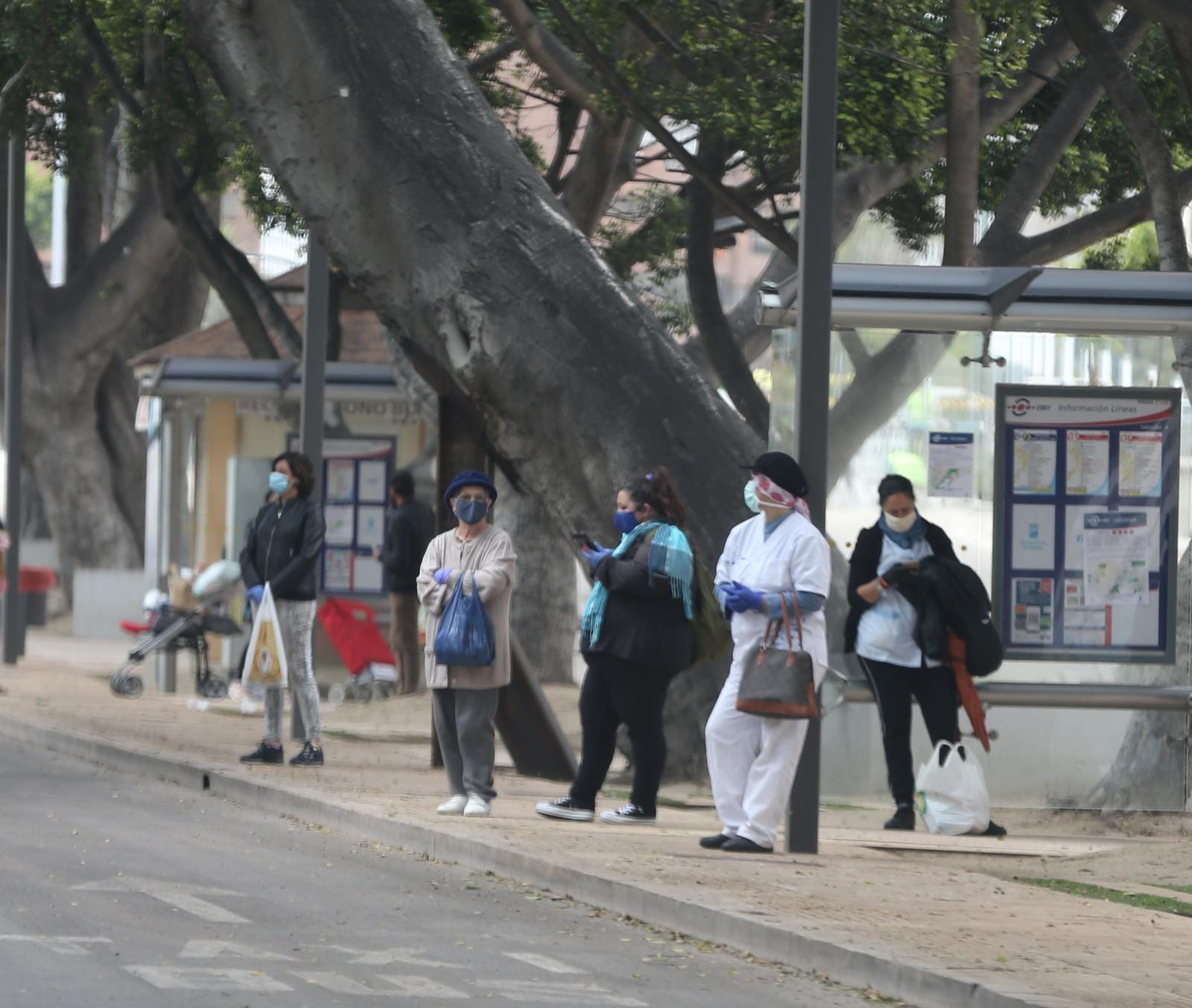 El estado de alarma deja estampas inéditas