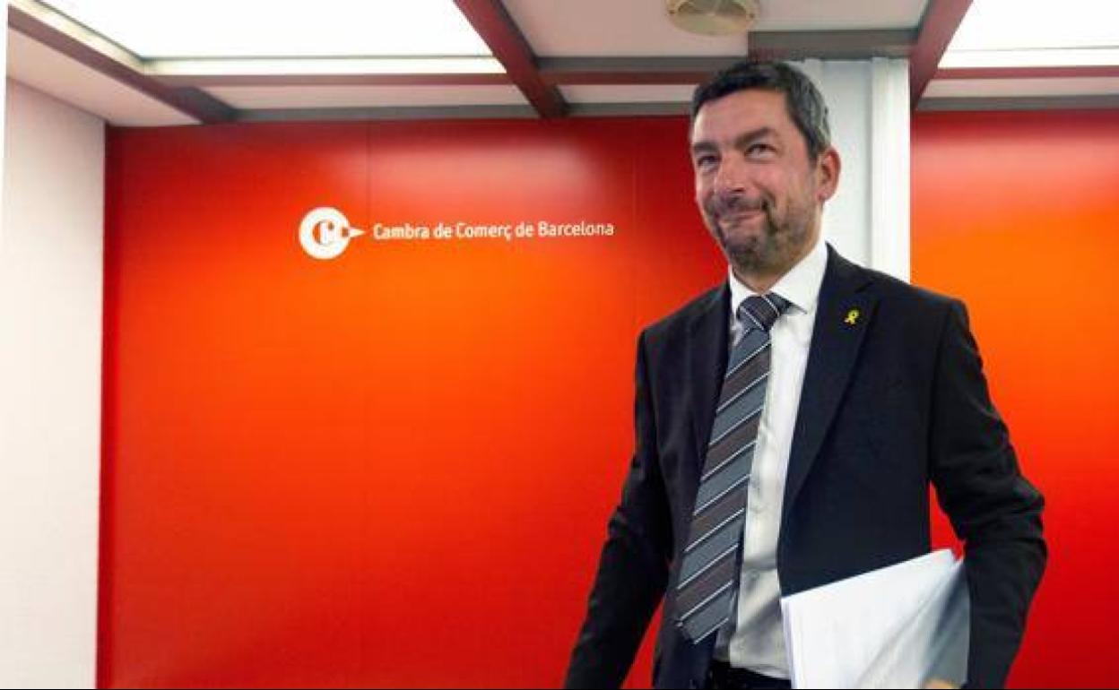 El presidente de la Cámara de Comercio de Barcelona, Joan Canadell. 
