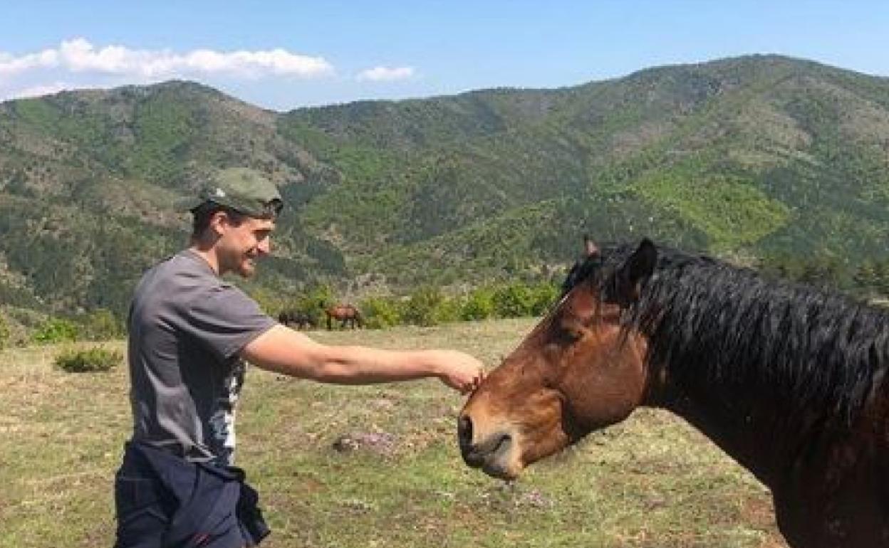 Avramovic publicó una foto en las montañas de Sumadija, en Serbia. 