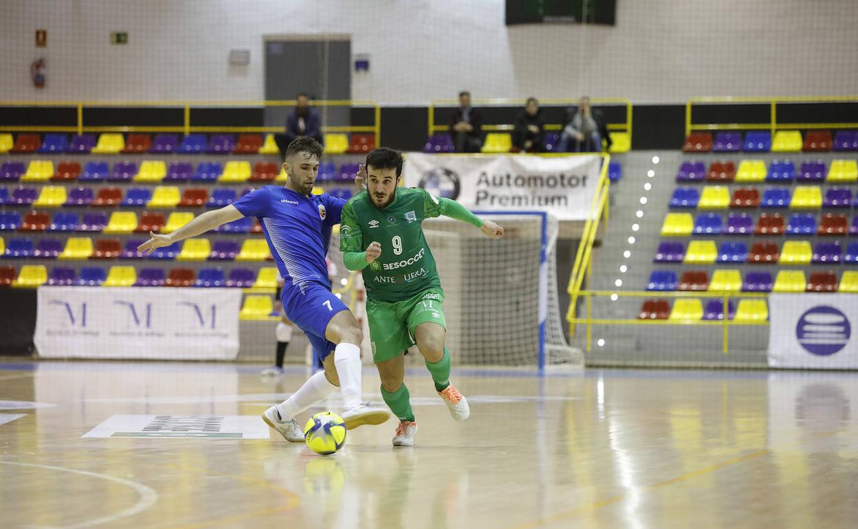 El ala Dani Ramos, en un partido de esta temporada. 
