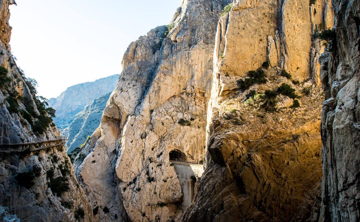 Imagen de archivo del Caminito del Rey. 