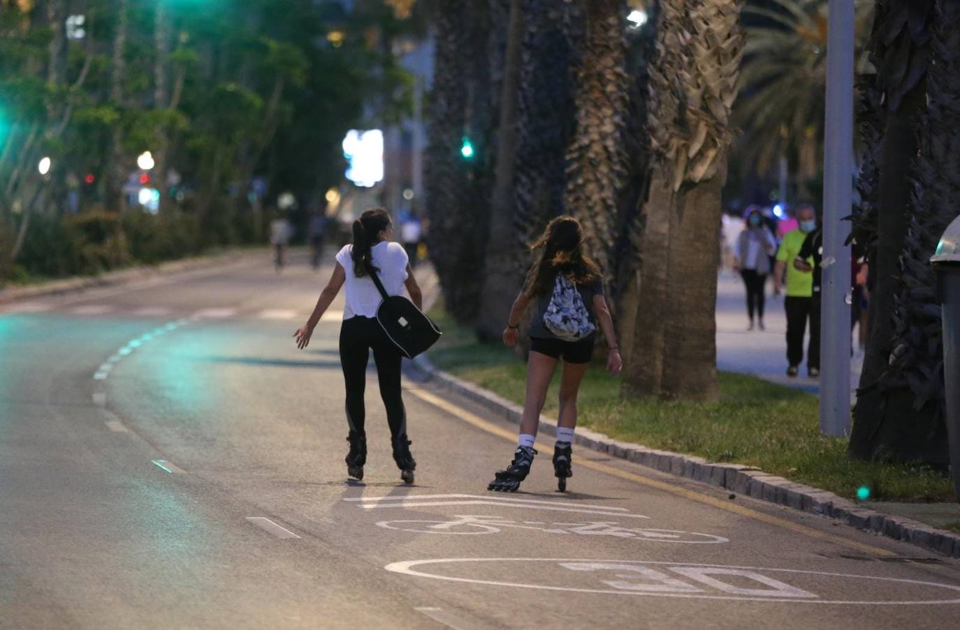 El paseo marítimo de Picasso cerrará todas las tardes. 