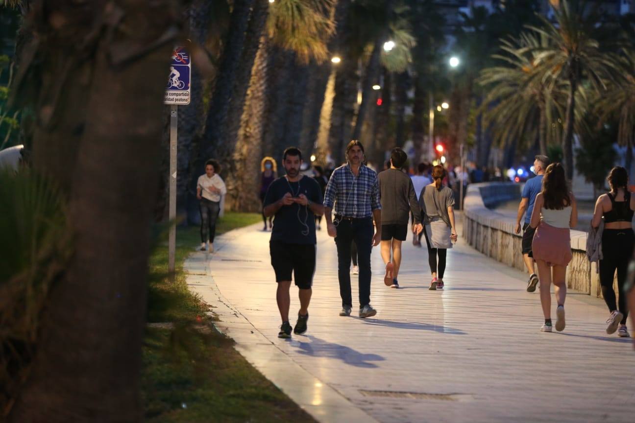 El paseo marítimo de Picasso cerrará todas las tardes. 