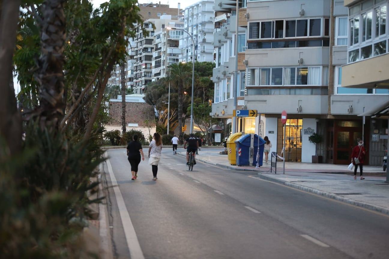El paseo marítimo de Picasso cerrará todas las tardes. 