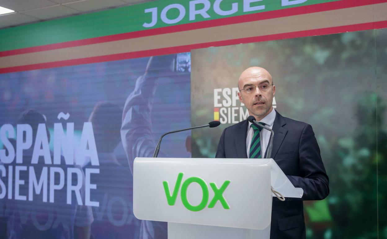 Jorge Buxadé, portavoz del Comité de Acción Política de Vox.