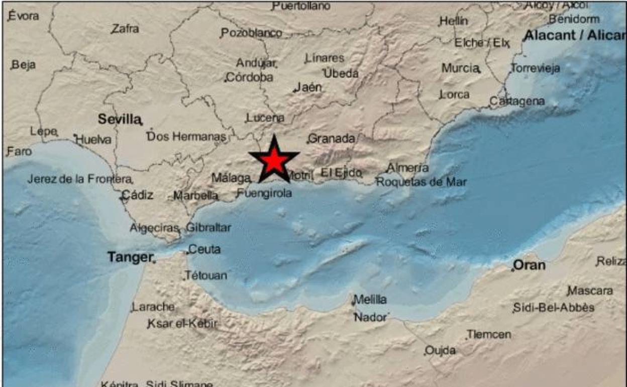 Un terremoto originado en Granada se deja sentir en Málaga