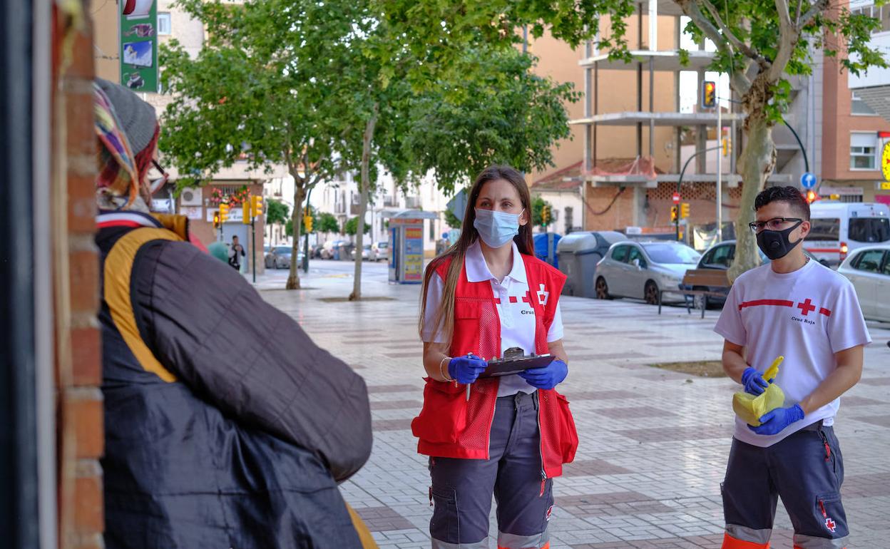 Cruz Roja ha triplicado sus intervenciones sociales. 