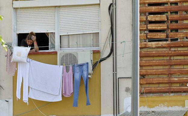 Barriada de las Tres Mil Viviendas en Sevilla. 