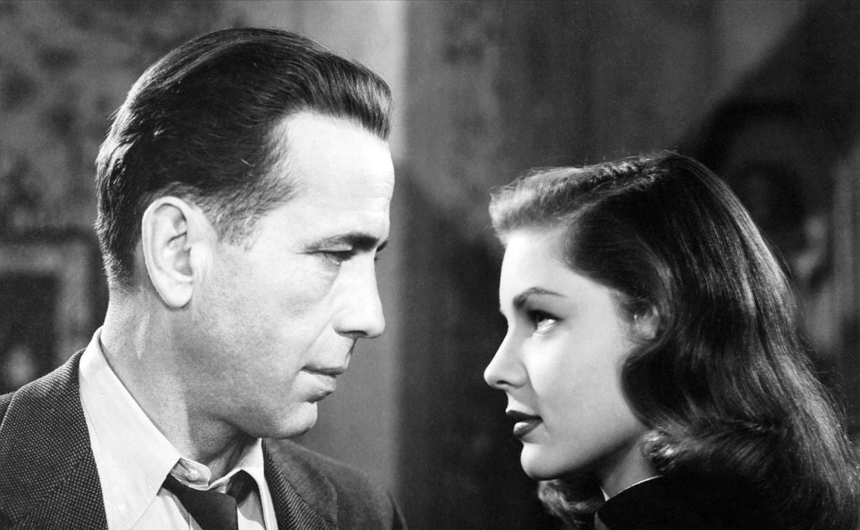 Bogart y Bacall en un fotograma de 'El sueño eterno'