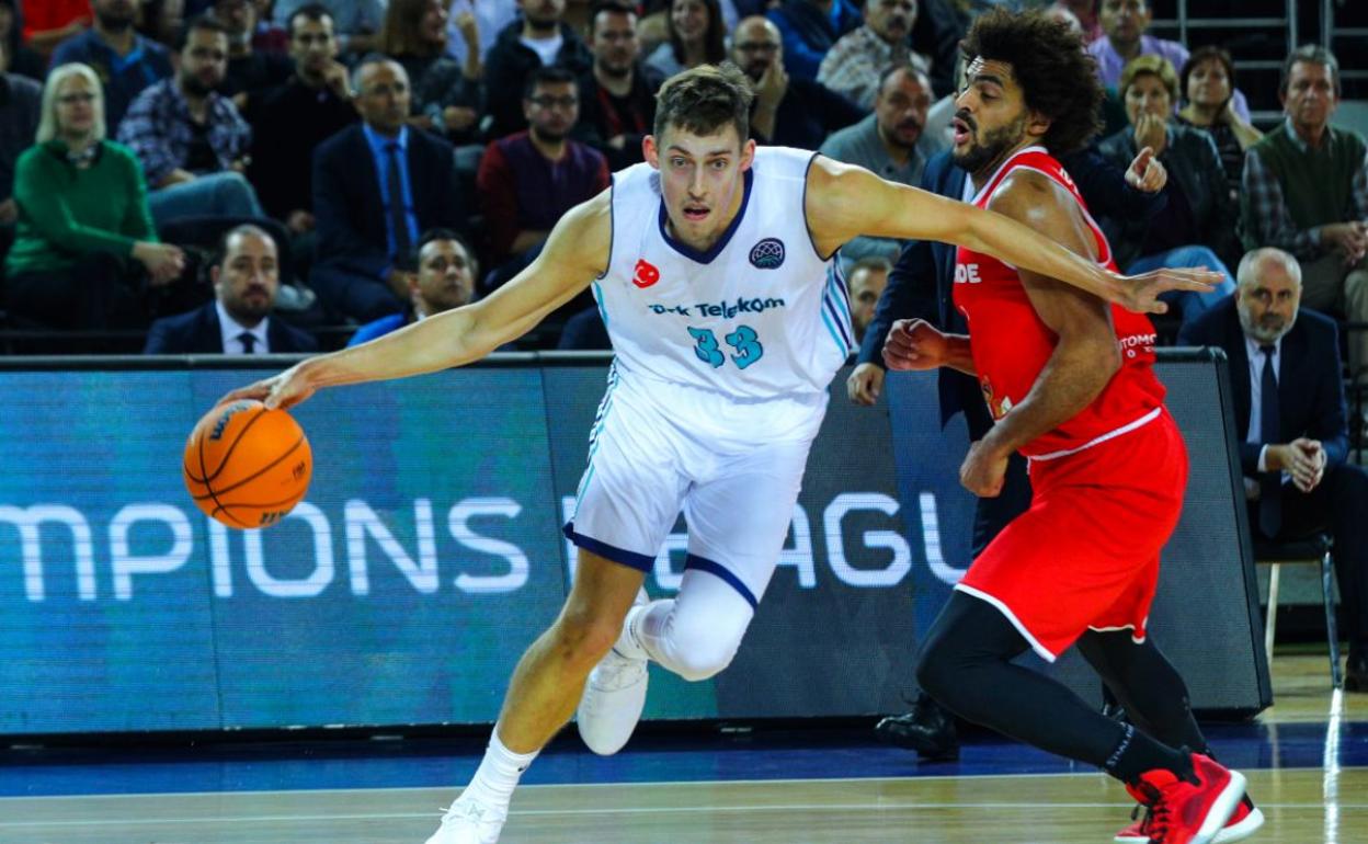 Wiltjer, en un partido con el Turk Telekom esta temporada. 