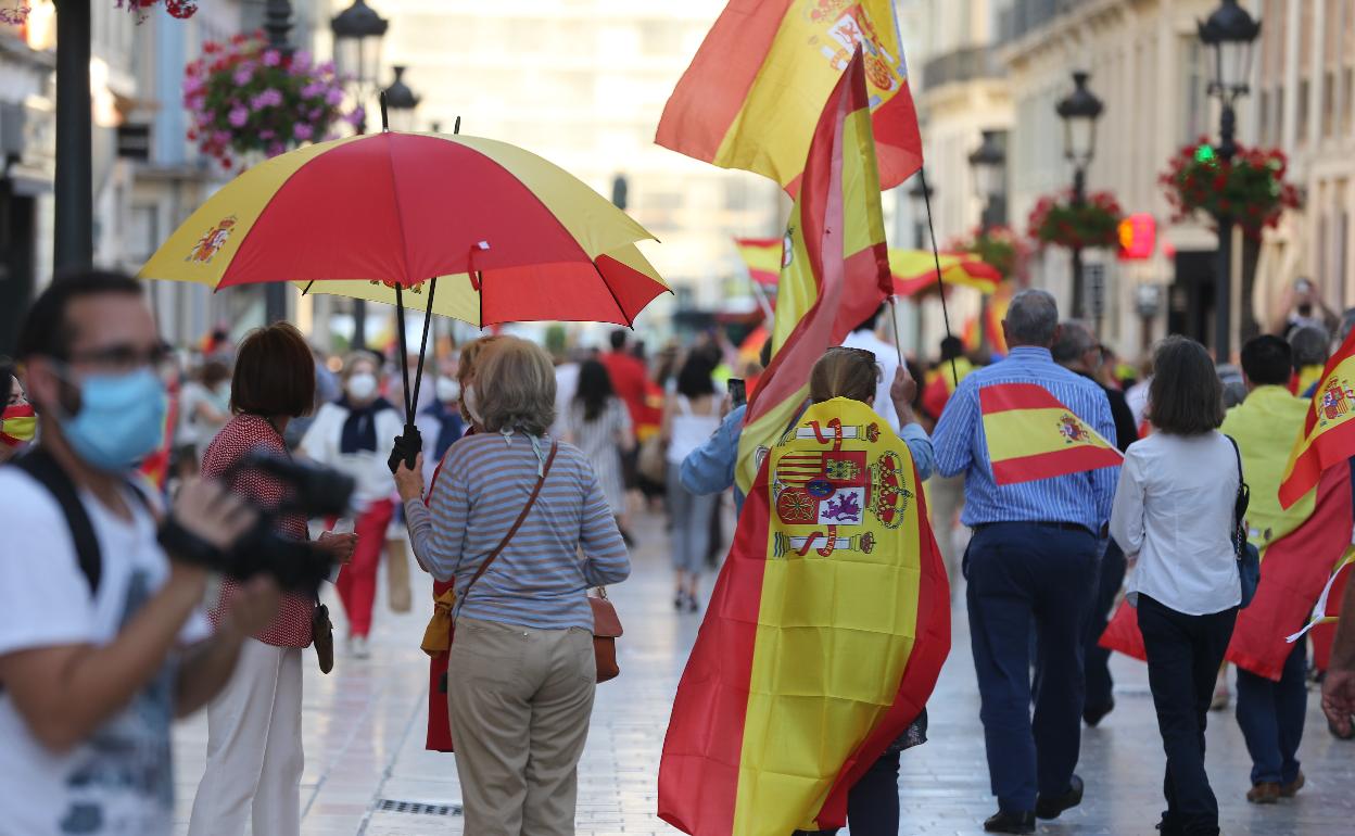 Asistentes a la protesta el pasado jueves.