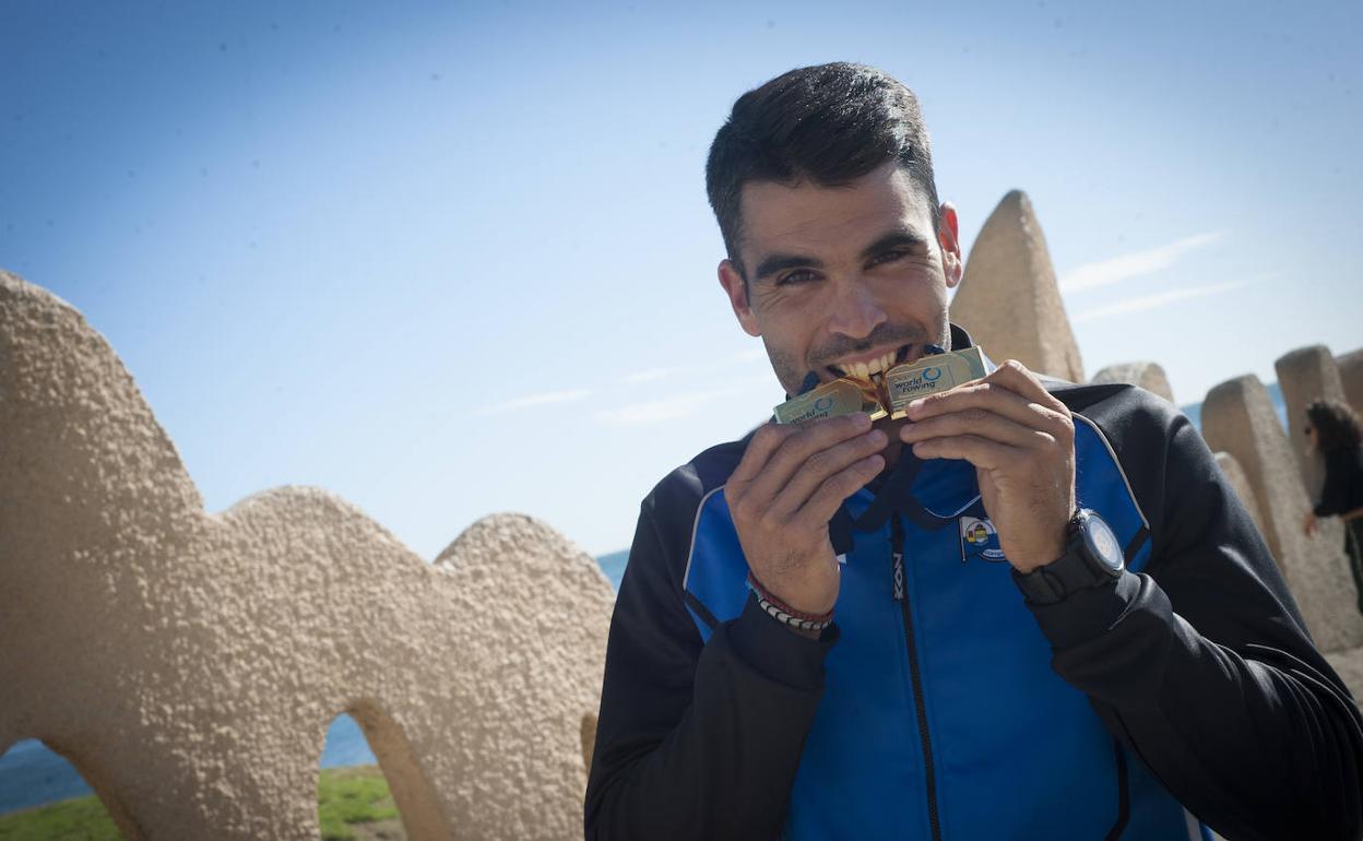 Adrián Miramón, en La Malagueta. 