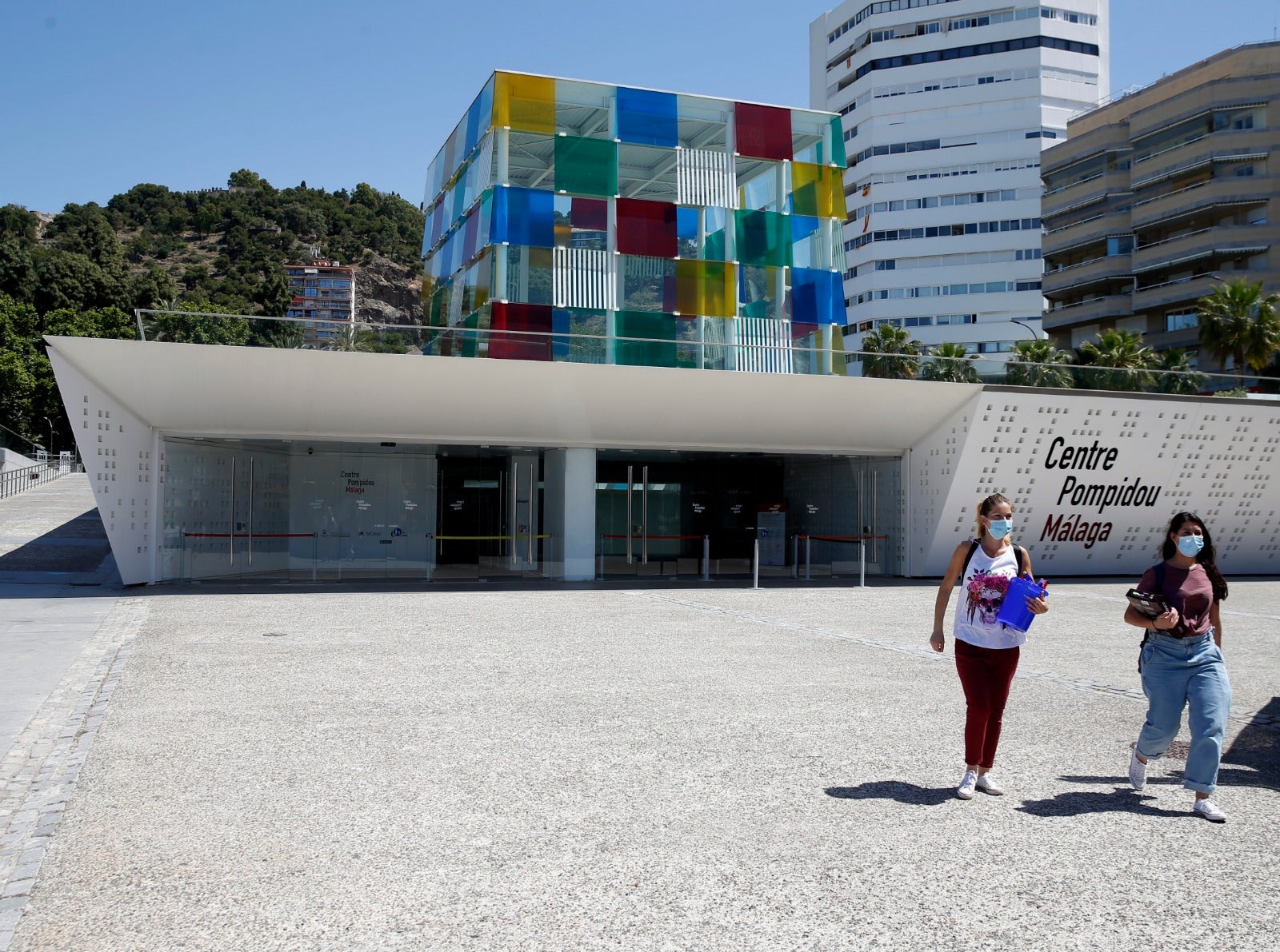 El corazón cultural de Málaga vuelve a latir. En la imagen, el Museo Pompidou de Málaga.