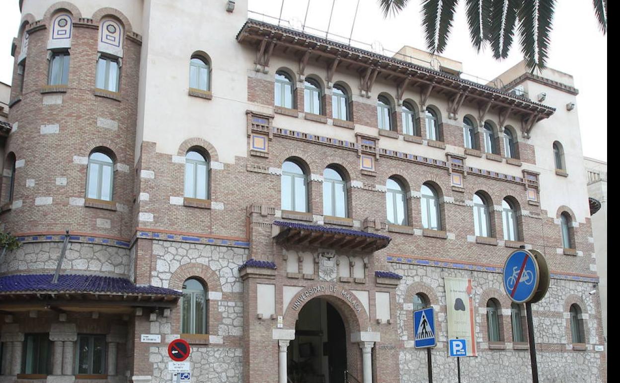 Sede del Rectorado de la UMA, en el Paseo del Parque. 