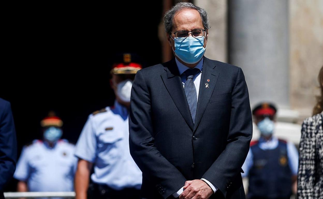 El presidente de la Generalitat, Quim Torra. 