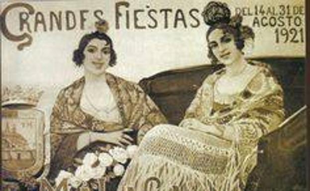 Cartel de la Feria de 1921. Se suspendió por el Deasatre de Annual