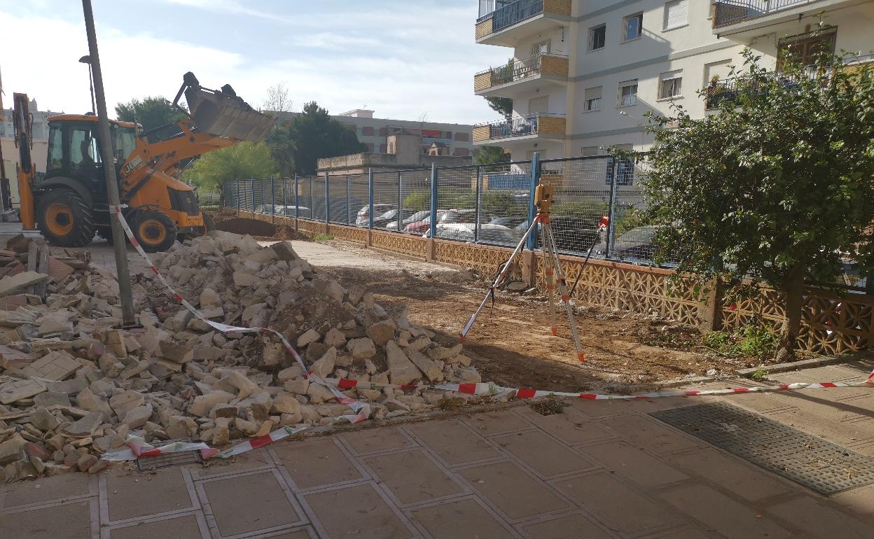 Imagen de los trabajos. 