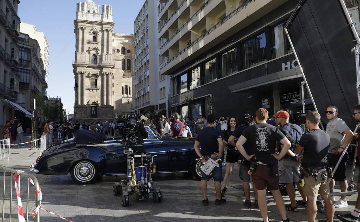 La cuarta temporada de la serie de Netflix 'The Crown' fue uno de los grandes rodajes del pasado año en Málaga. 