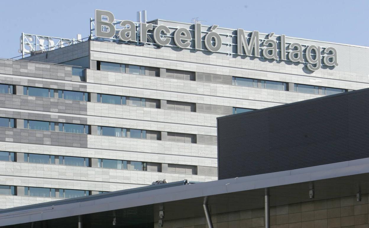 Fachada del hotel Barceló Málaga. 