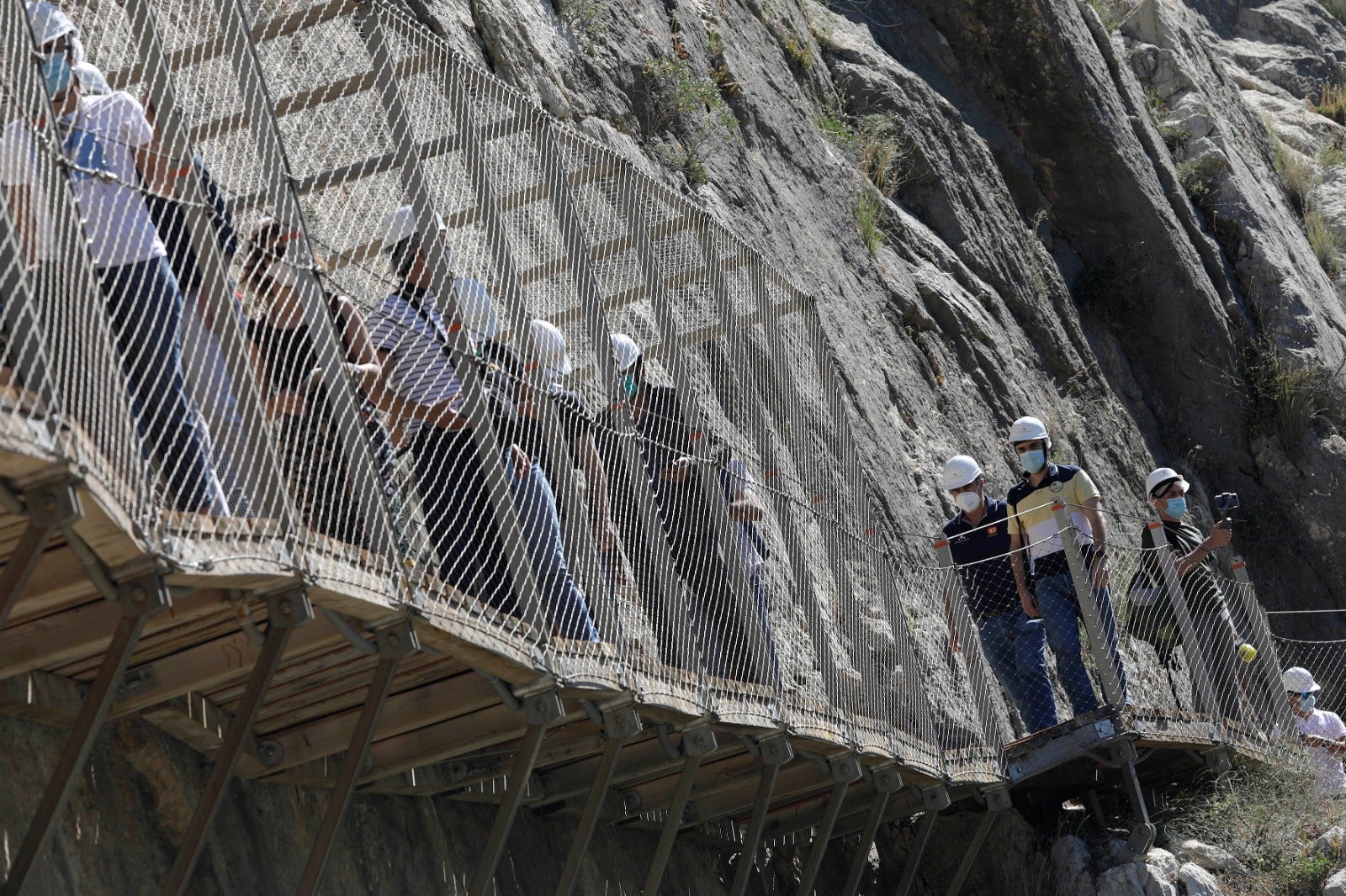 El Caminito del Rey reabre mañana sus puertas con un nuevo plan de seguridad creado junto a la UMA