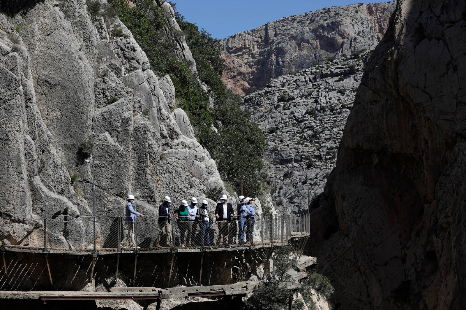 El Caminito del Rey reabre mañana sus puertas con un nuevo plan de seguridad creado junto a la UMA