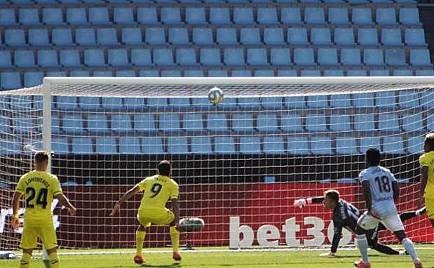 El gol de Trigueros que decantó el partido. 
