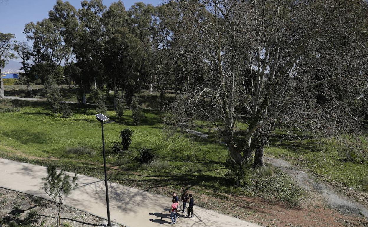 Las conducciones llegarían al parque del Campamento Benítez. 