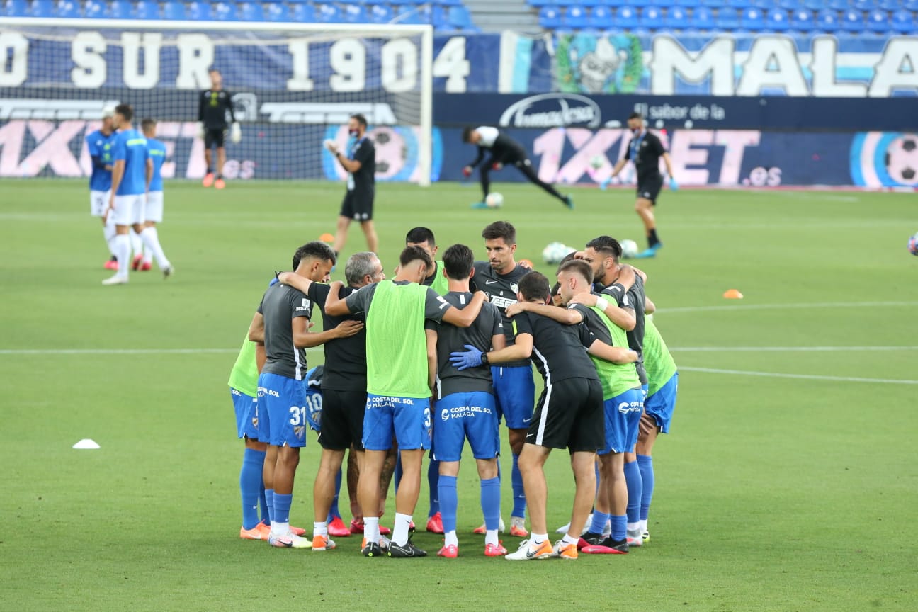 Todos los momentos del partido en imágenes desde La Rosaleda, que por segunda vez abre sus puertas para el fútbol pero sin aficionados en las gradas. 