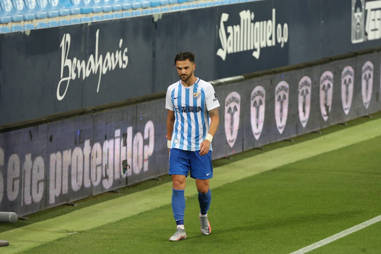 Todos los momentos del partido en imágenes desde La Rosaleda, que por segunda vez abre sus puertas para el fútbol pero sin aficionados en las gradas. 