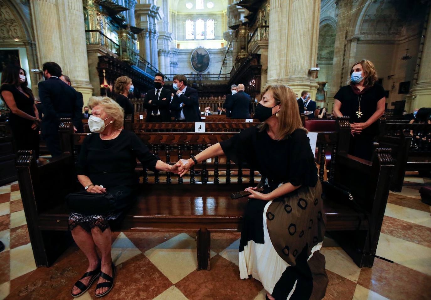 Funeral en la Catedral de Málaga por las víctimas de la pandemia. 