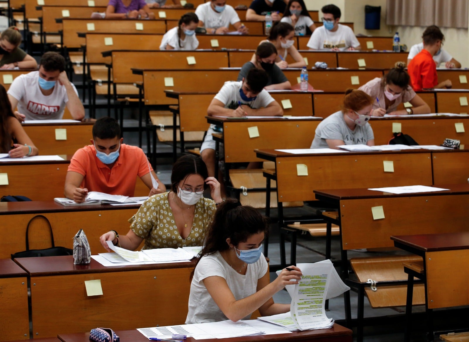 Bajo un exigente protocolo anti-Covid, hoy inician las pruebas para acceder a la universidad 9.100 alumnos, una cifra histórica 