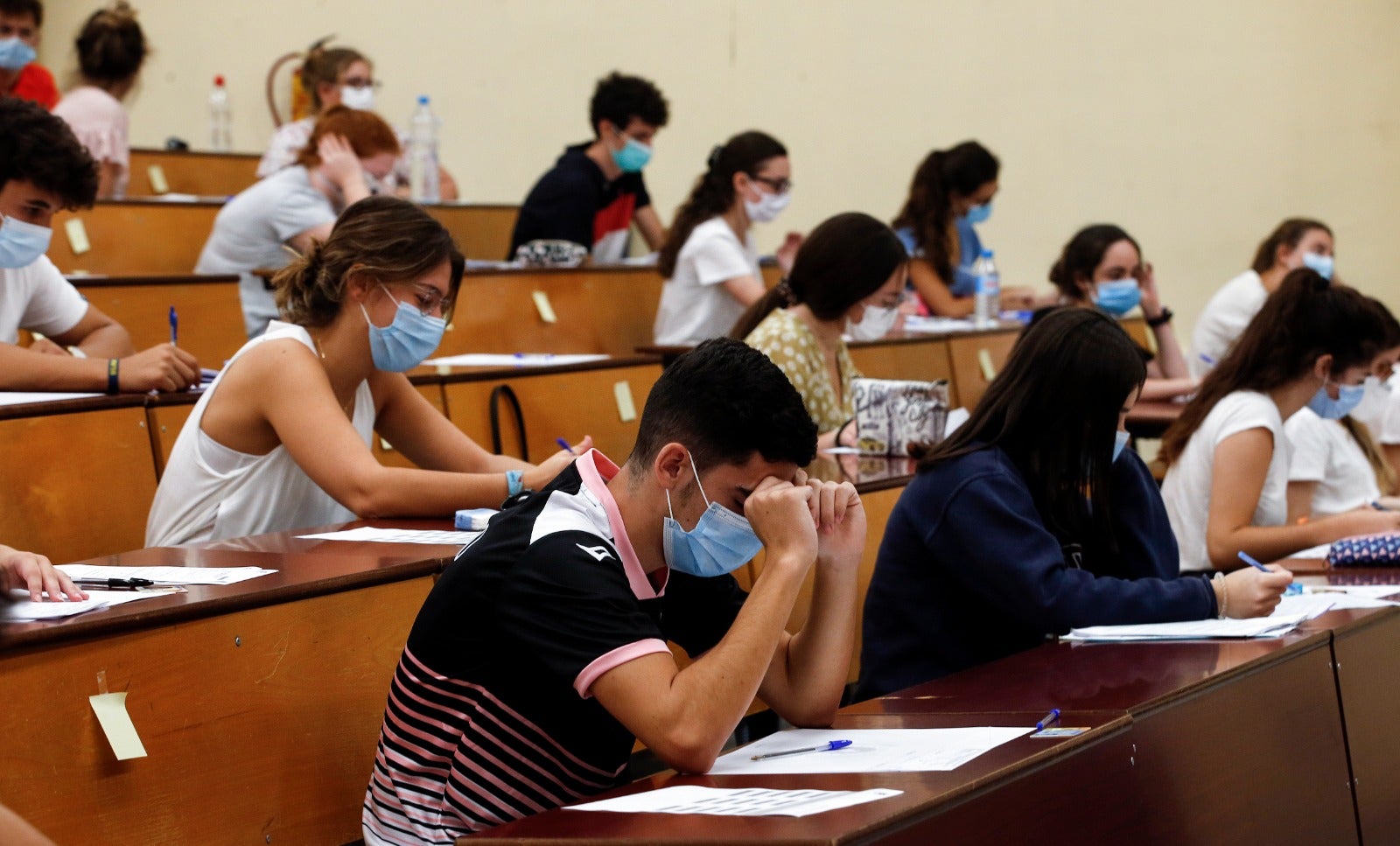 Bajo un exigente protocolo anti-Covid, hoy inician las pruebas para acceder a la universidad 9.100 alumnos, una cifra histórica 