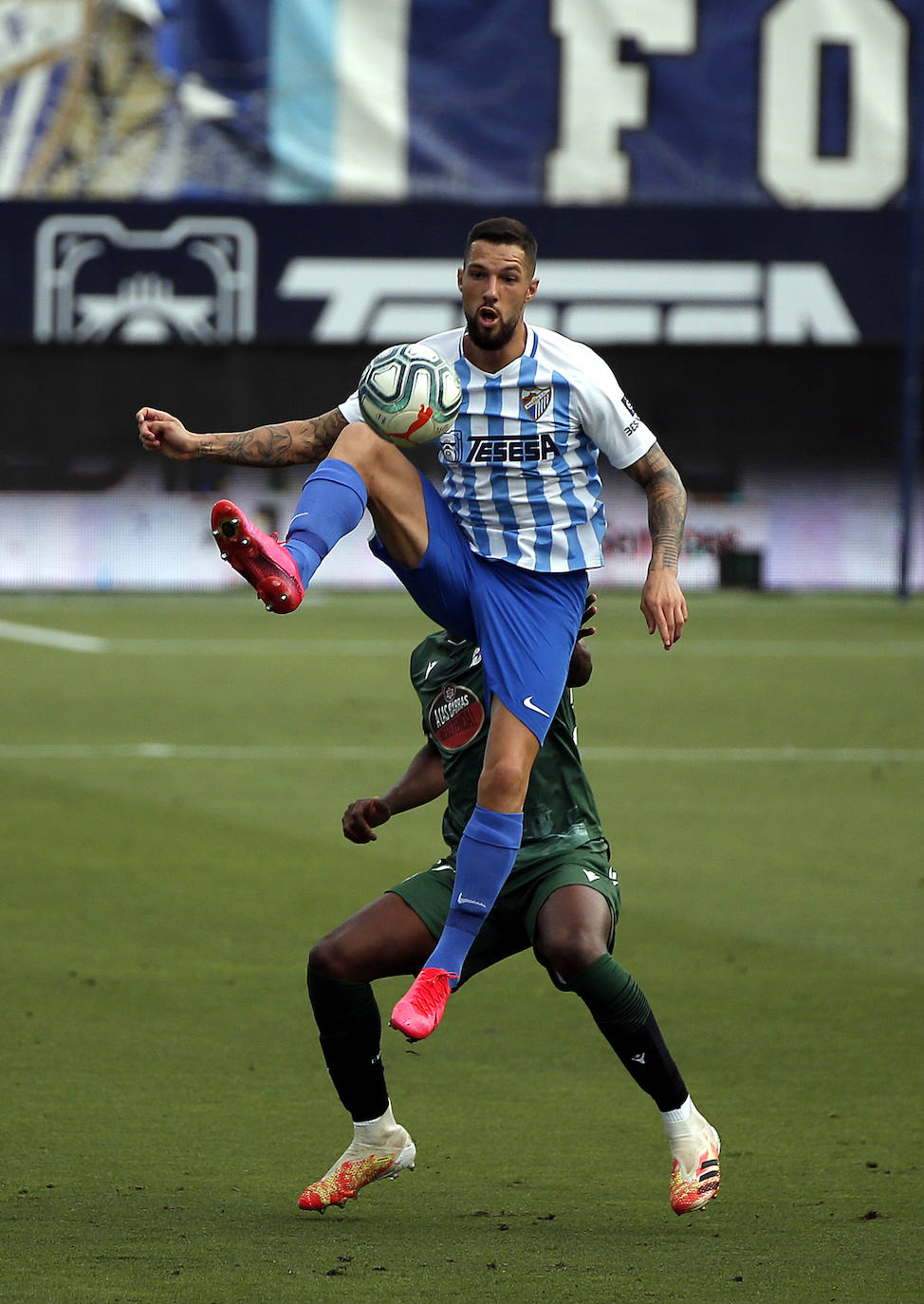 El Málaga logró una valiosa victoria en La Rosaleda