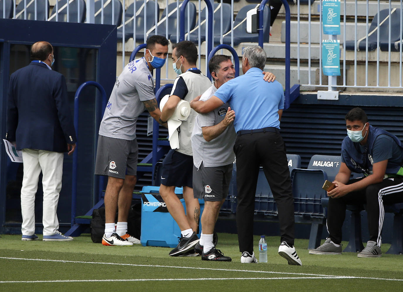 El Málaga logró una valiosa victoria en La Rosaleda