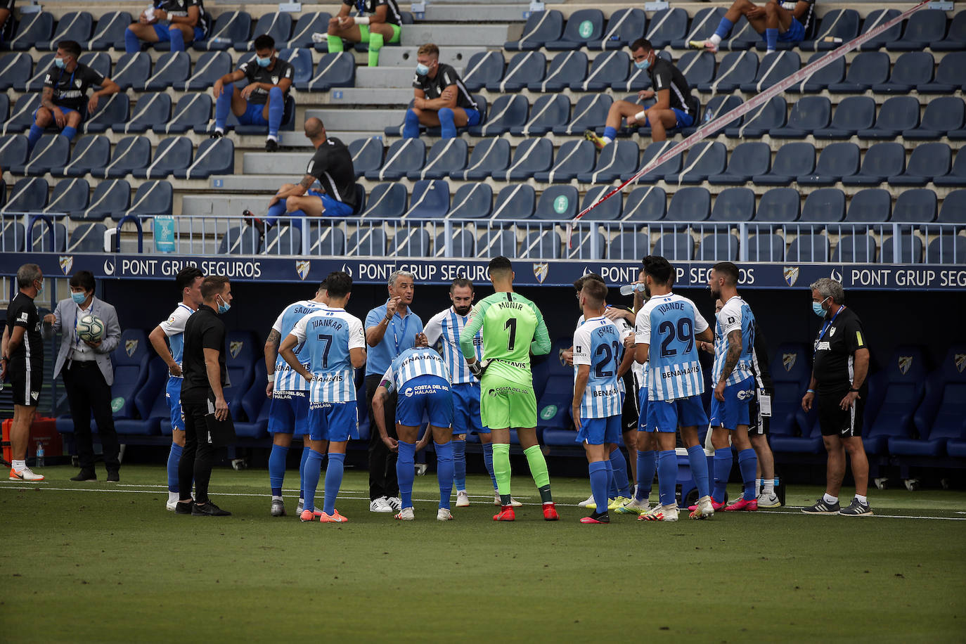 El Málaga logró una valiosa victoria en La Rosaleda