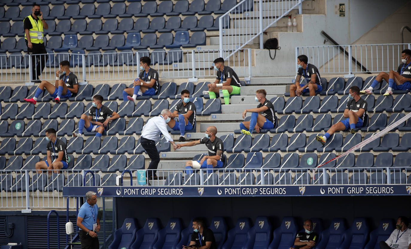 El Málaga logró una valiosa victoria en La Rosaleda