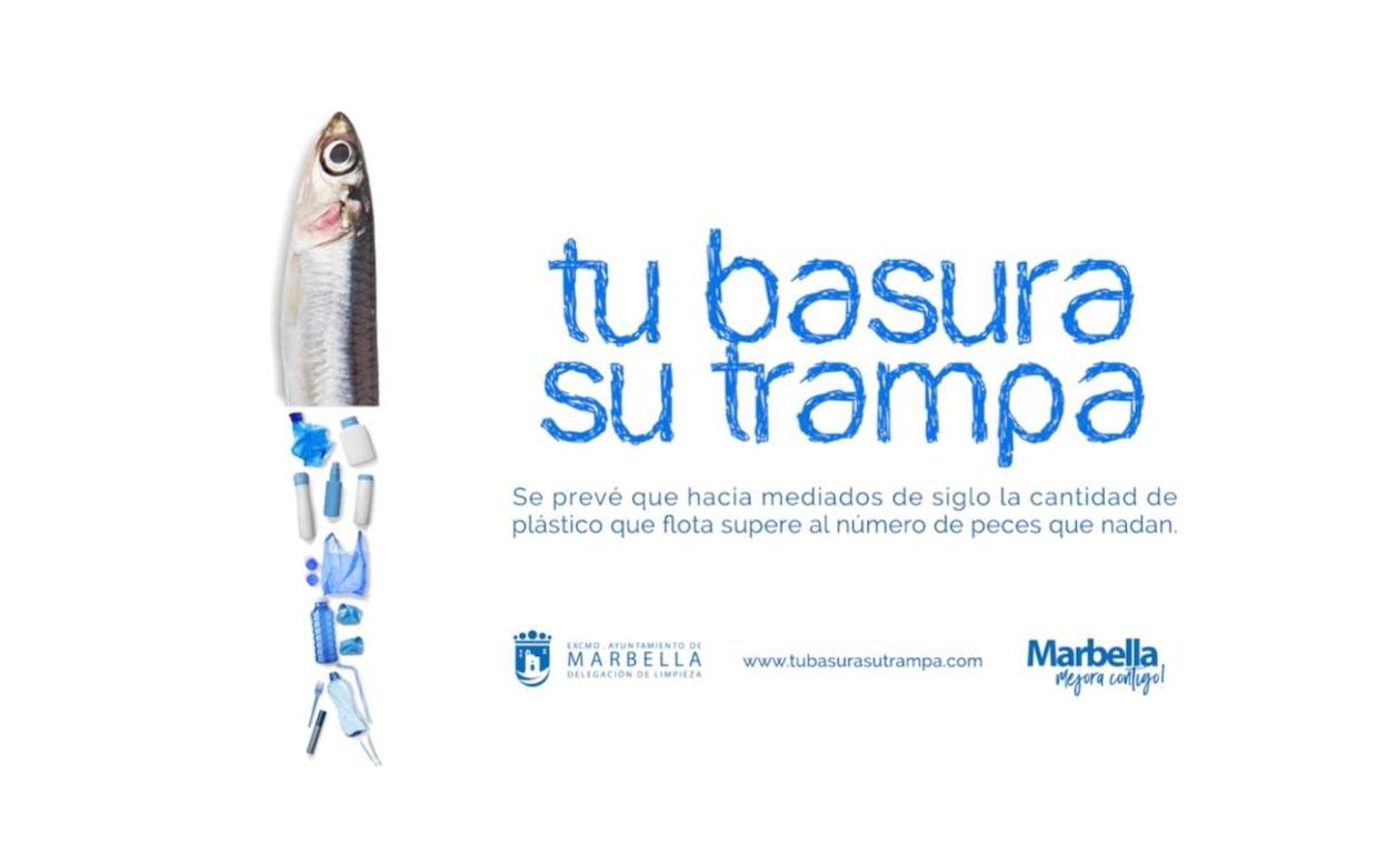 Cartel de la campaña de limpieza de playas 