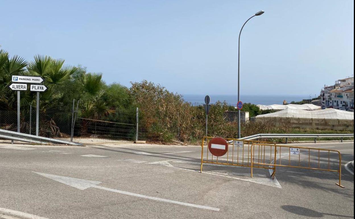 Acceso a la playa de Maro cortado esta tarde 