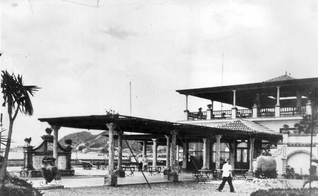 Imagen del restaurante en los años cuarenta. 