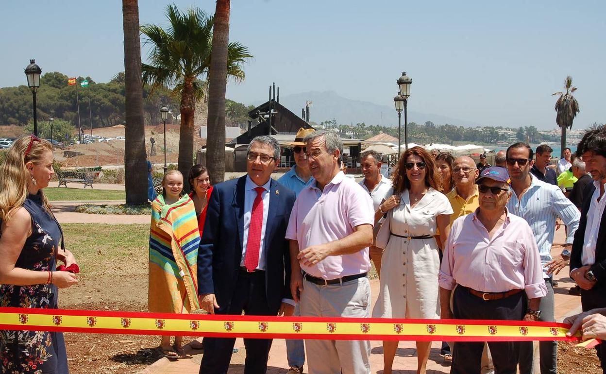 García Urbano y Salado, en un acto en Estepona. 